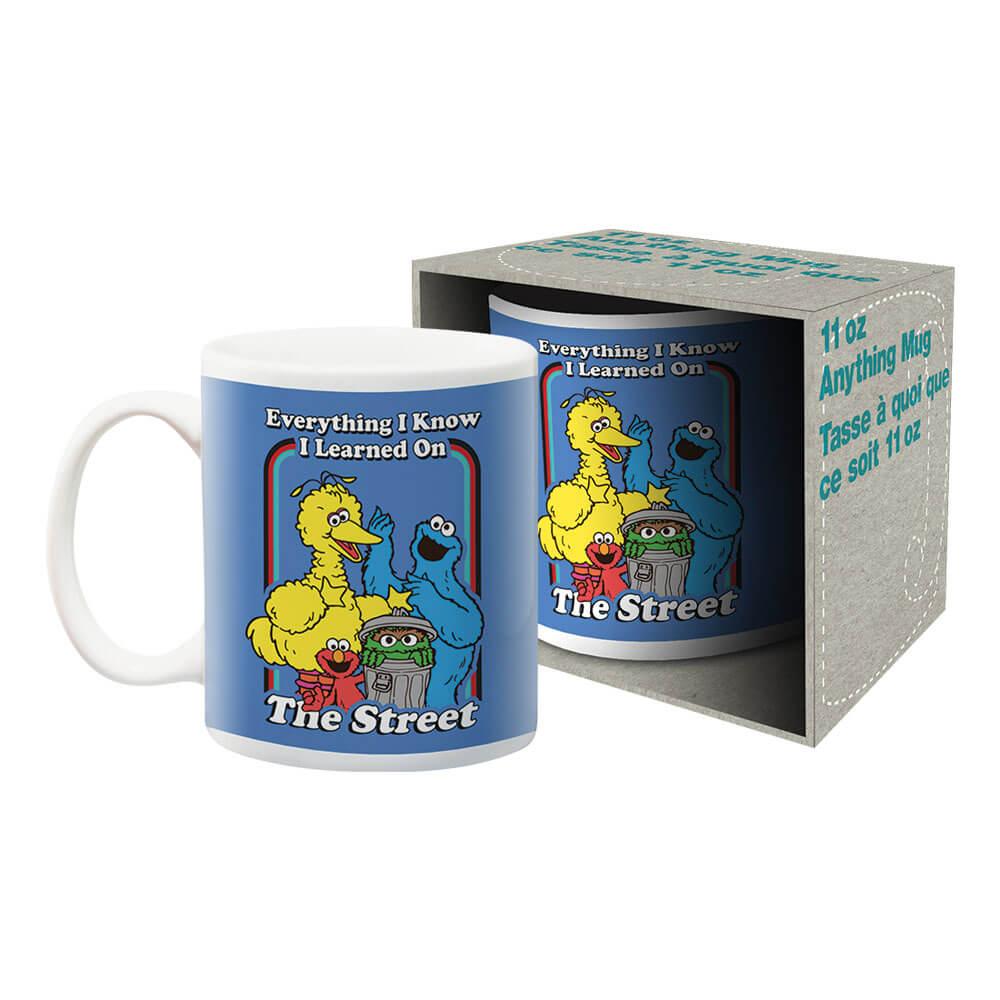 Sesame Street Everything I Know Ceramic Mug  |  Drinking & Bar Drinking & Bar Drinking & Bar