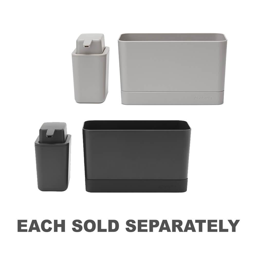 Sink And Soap Dispenser Set  |  Shaving & Grooming Grooming Dark Grey