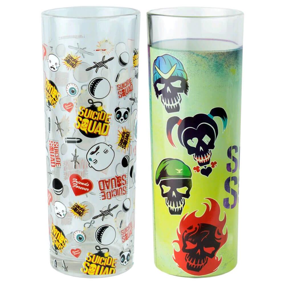 Skulls And Pattern Tumbler Set Of 2  |  Drinking & Bar Drinking & Bar Drinking & Bar