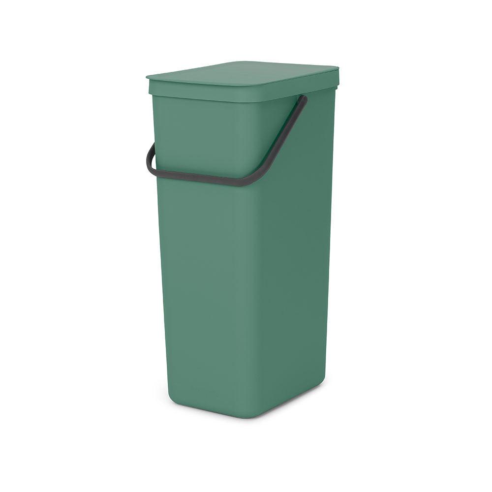 Sort & Go Waste Bin 40L (Fir Green)  |  Bedroom & Manchester Bedroom & Manchester Bedroom & Manchester