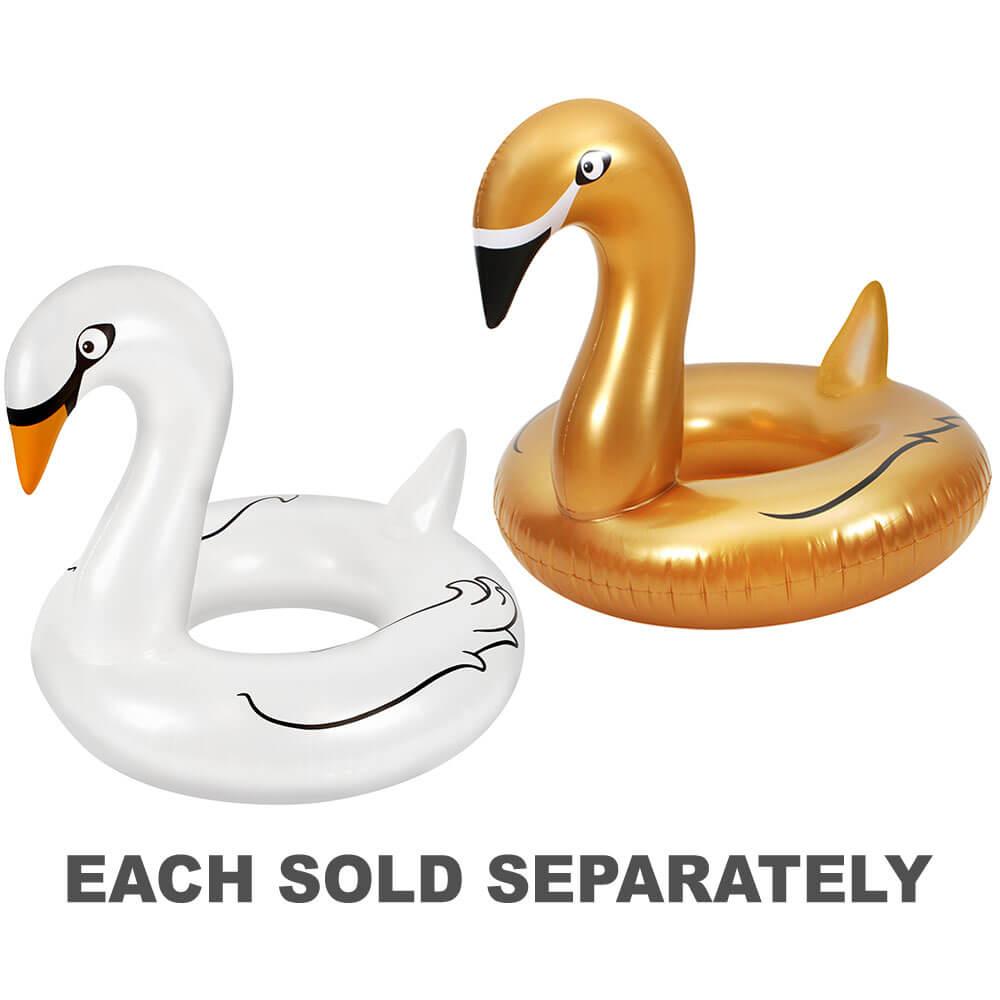 Swan Swim Ring (114X107X103Cm)  |  Swimming & Beach Outdoor Gold