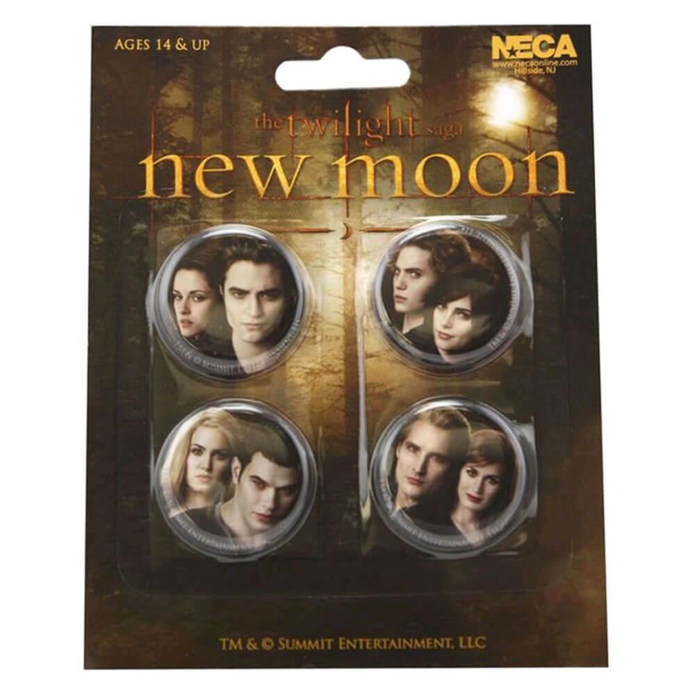 The  Saga New Moon Pin Set Of 4 (Cullens)  |  Watches & Jewellery Accessories Cufflinks & Pins