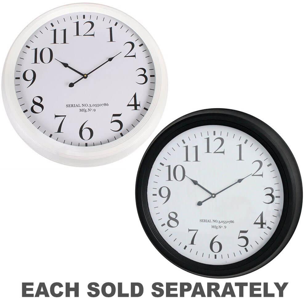 Trey Wall Clock (62X6Cm)  |  Wall & Alarm Clocks Indoor Black