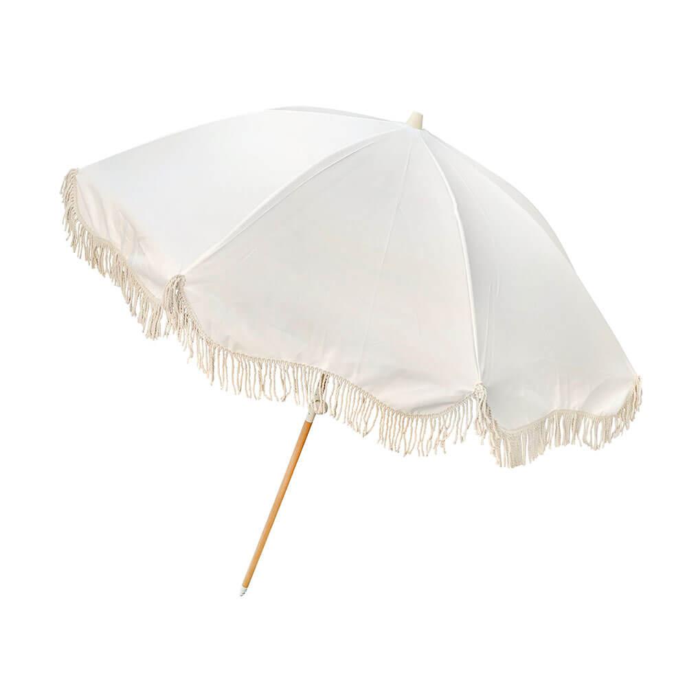 Tulum Canvas Beach Umbrella With Wood Pole (200X200Cm)  |  Swimming & Beach Outdoor Swimming & Beach