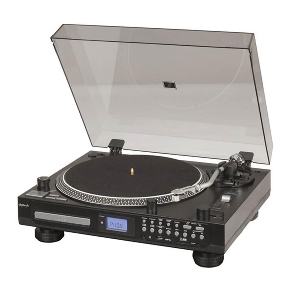 Turntable Record Player W/ Cd Deck Player & Usb/Sd Playback  |  Music Indoor Music