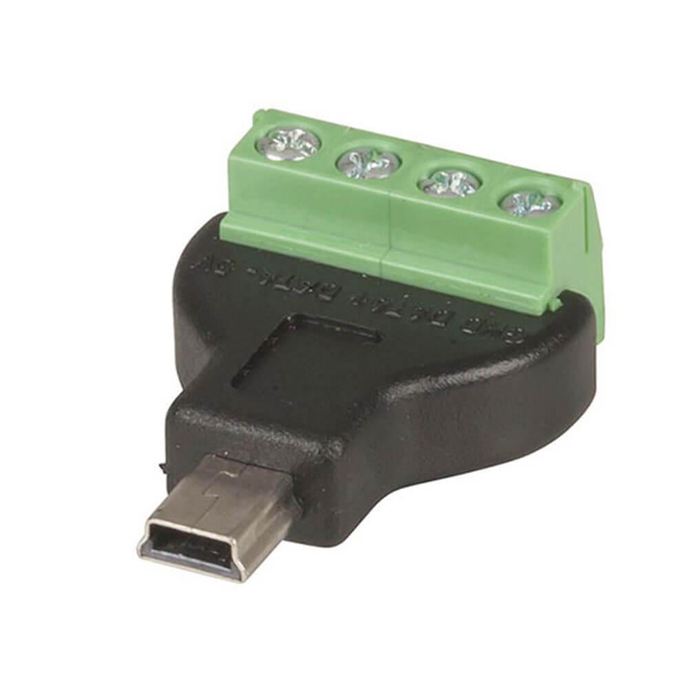 Usb 2.0 Mini B Plug To 4-Way Screw Header Adaptor  |  Chargers & Adapters Chargers & Adapters Chargers & Adapters