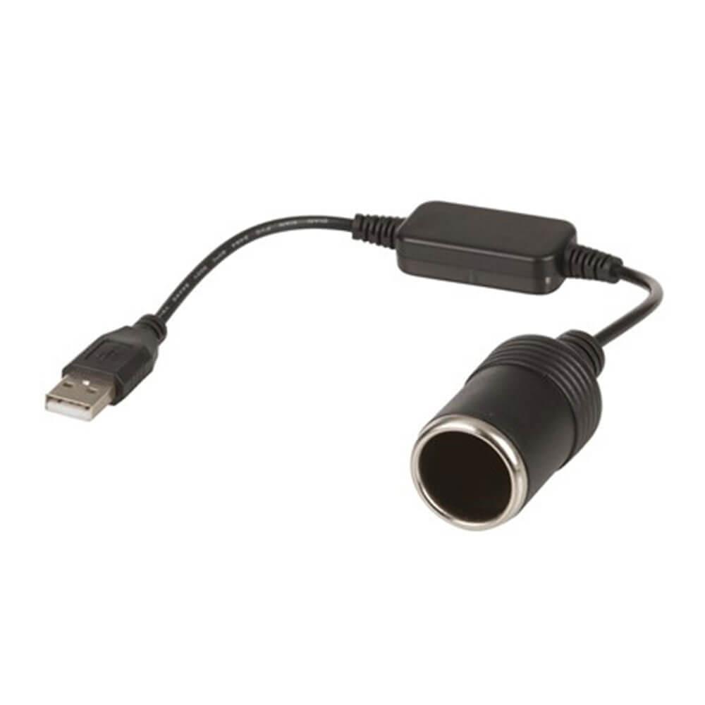 Usb Step-Up Power Cable To Cigarette Socket (5V To 12Dvc)  |  Chargers & Adapters Chargers & Adapters Chargers & Adapters