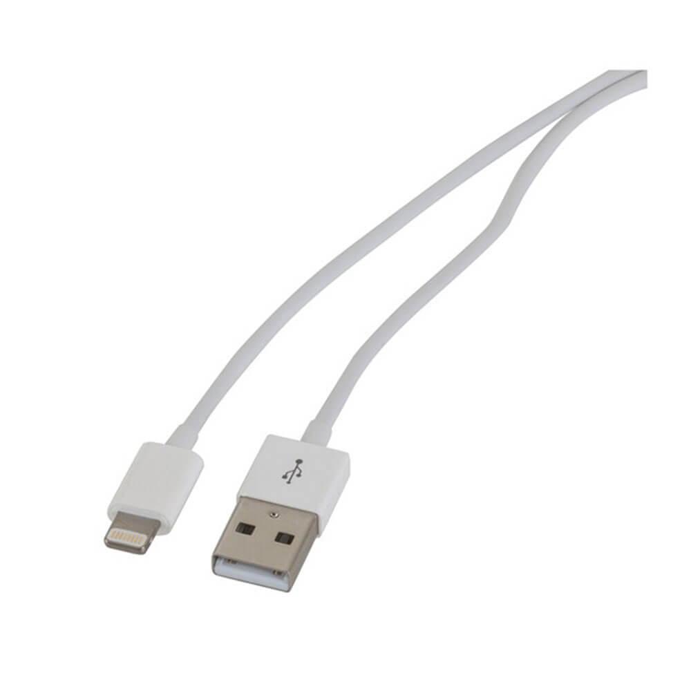 Usb Type-A Plug To Lightning Mfi Cable White 1M  |  Chargers & Adapters Chargers & Adapters Chargers & Adapters