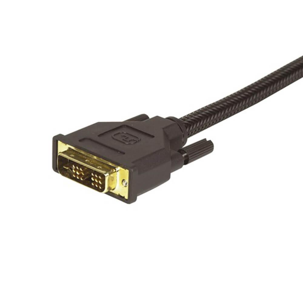 Video Hdmi Plug To Dvi Plug Lead Gold (3M)  |  Audio / Video & Home Theatre Audio / Video & Home Theatre Audio / Video & Home Theatre