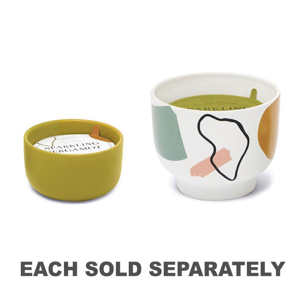 Wabi Sabi Sparkling Bergamot Scented Candle  |  Lighters & Ashtrays Indoor Lighters & Ashtrays