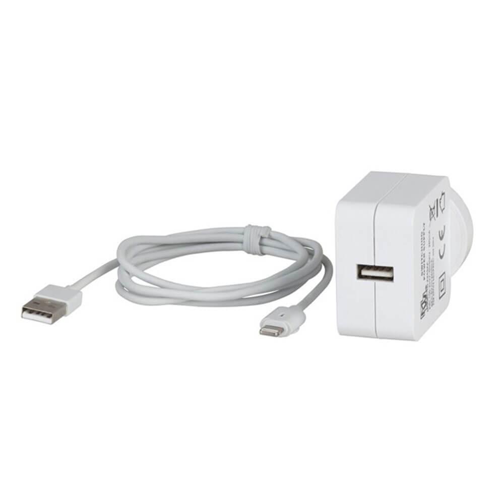 Wall Charger W/ Lightning Cable For Iphone Ipad Ipod (2.4A)  |  Chargers & Adapters Chargers & Adapters Chargers & Adapters