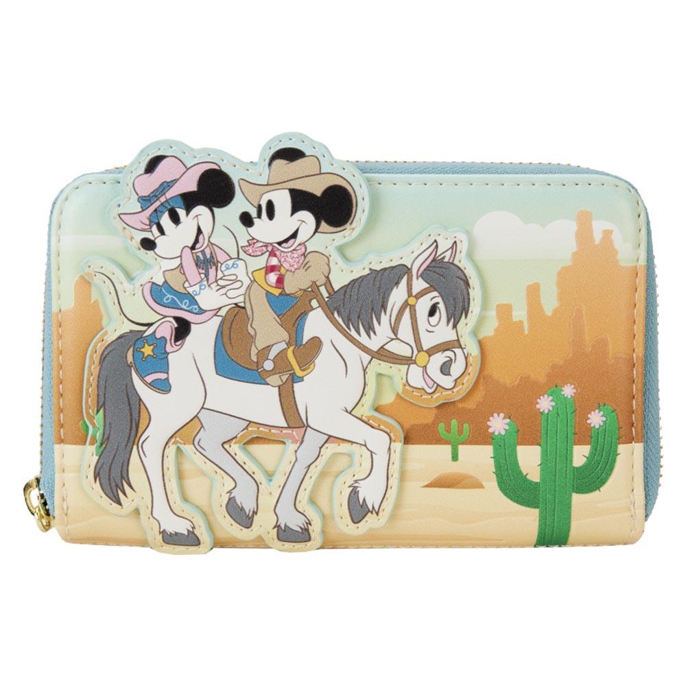 Western Mickey & Minnie Zip Around Wallet  |  Wallets & Money Clips Accessories Wallets & Money Clips