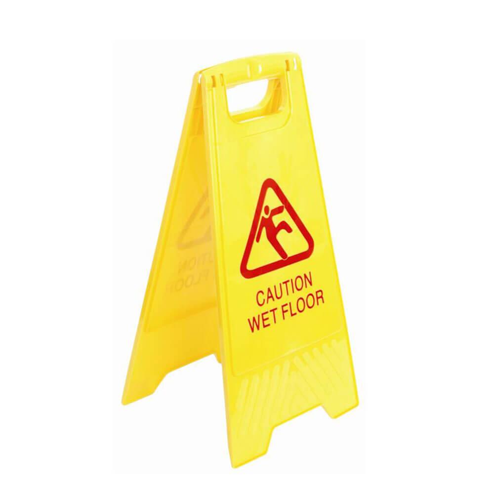 Wet Floor Safety Sign (Yellow)  |  Novelty Signs Indoor Novelty Signs