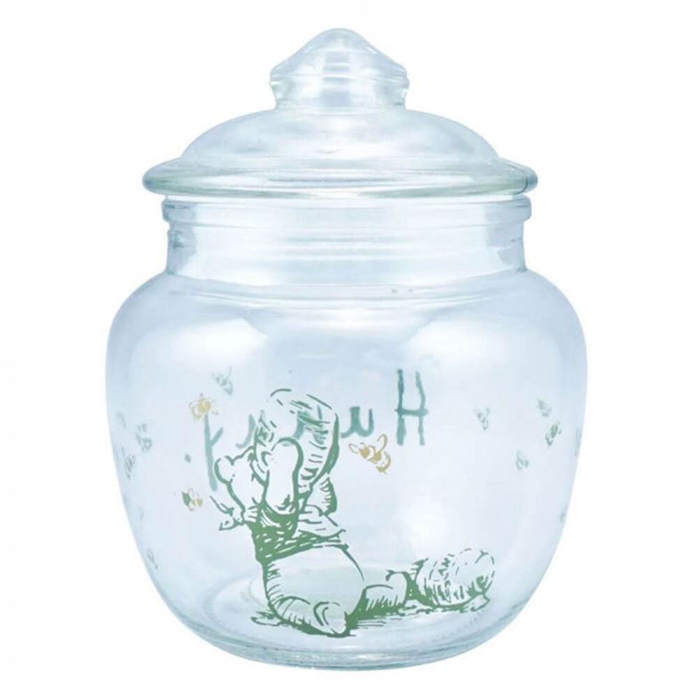 Winnie The Pooh With Hunny Pot Glass Storage Jar  |  Gardening Gardening Gardening