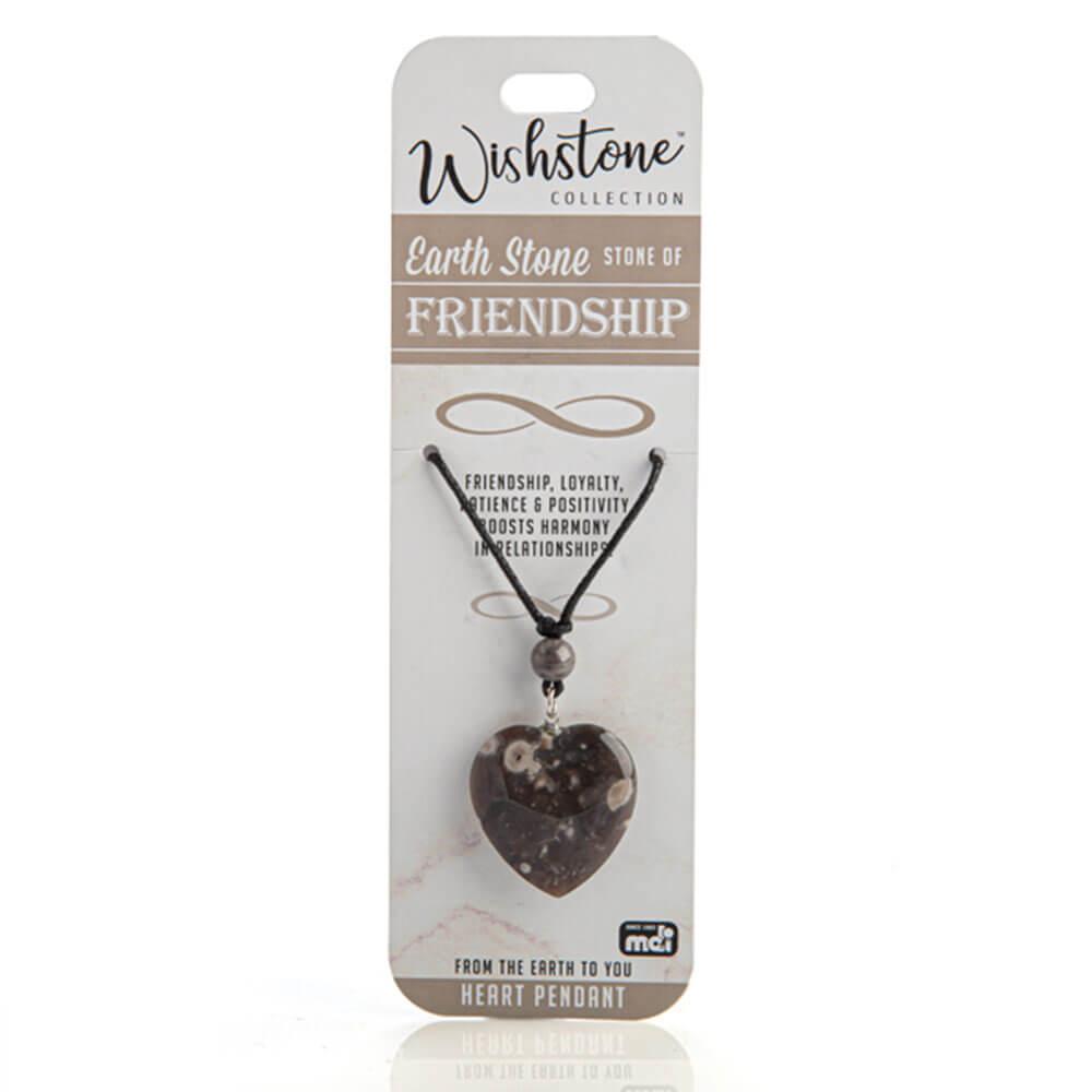 Wishstone Collection Earth Stone Heart Pendant  |  Watches & Jewellery Accessories Watches & Jewellery