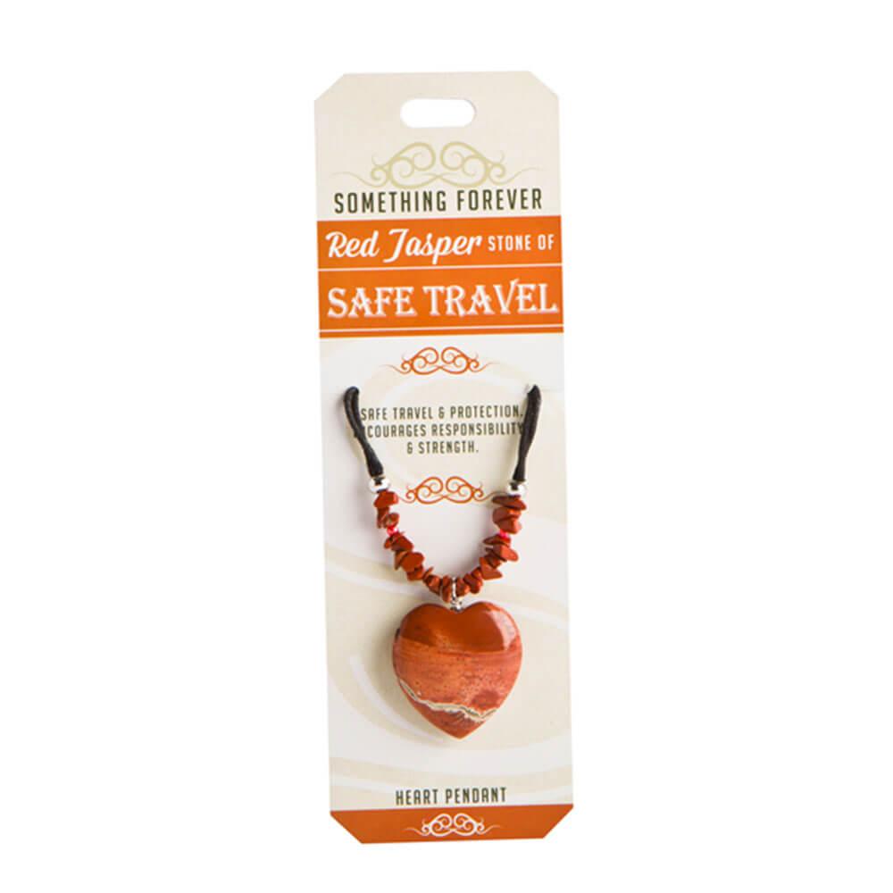 Wishstone Collection Red Jasper Heart Pendant  |  Watches & Jewellery Accessories Watches & Jewellery