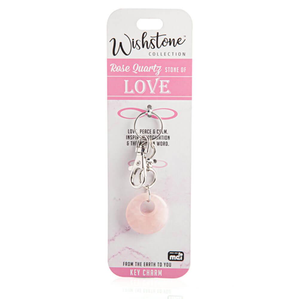 Wishstone Collection Rose Quartz Key Charm  |  Watches & Jewellery Accessories Watches & Jewellery