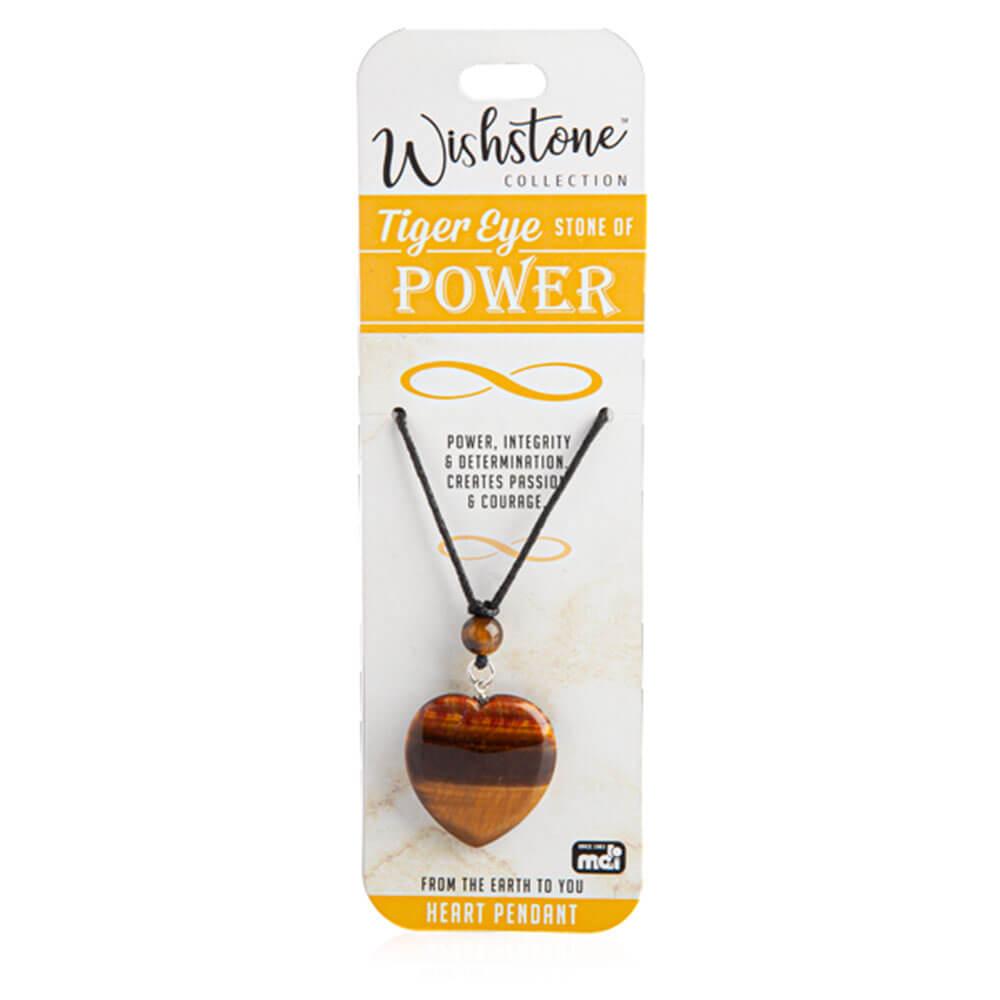 Wishstone Collection Tiger Eye Heart Pendant  |  Watches & Jewellery Accessories Watches & Jewellery