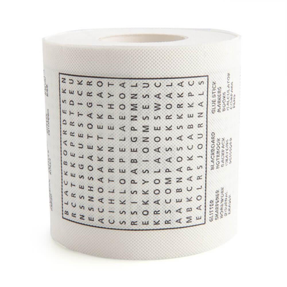 Word Search Toilet Paper  |  Skincare Grooming Skincare