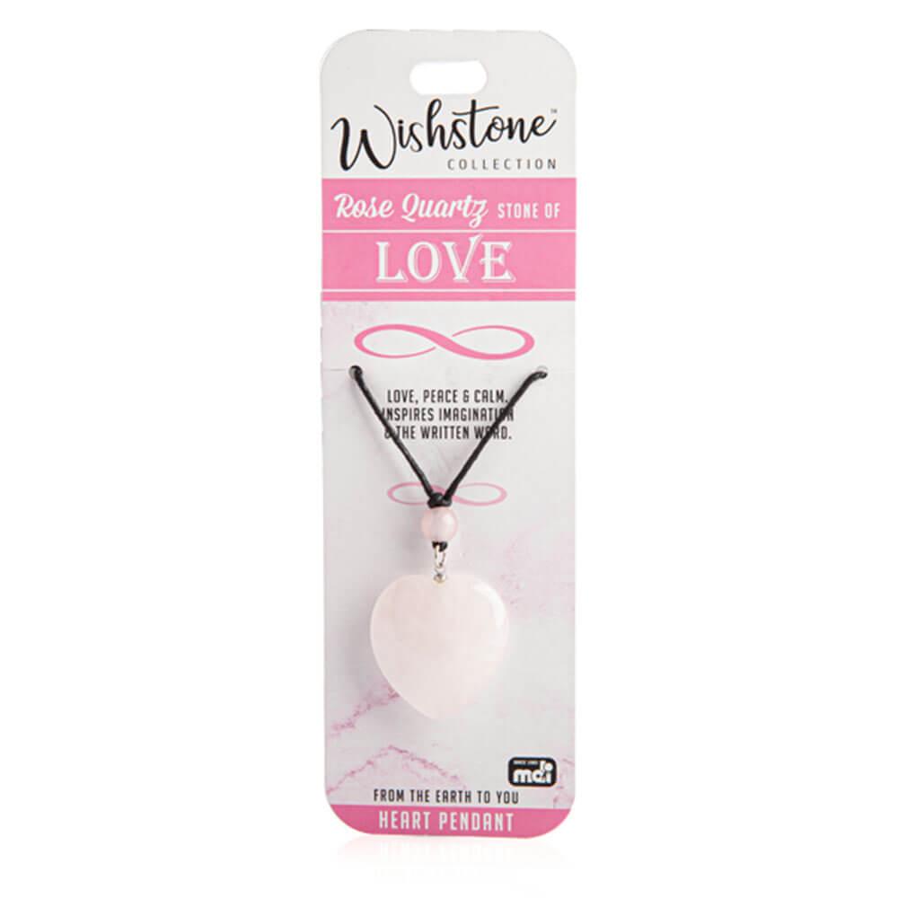 Wishstone Collection Rose Quartz Heart Pendant  |  Watches & Jewellery Accessories Watches & Jewellery