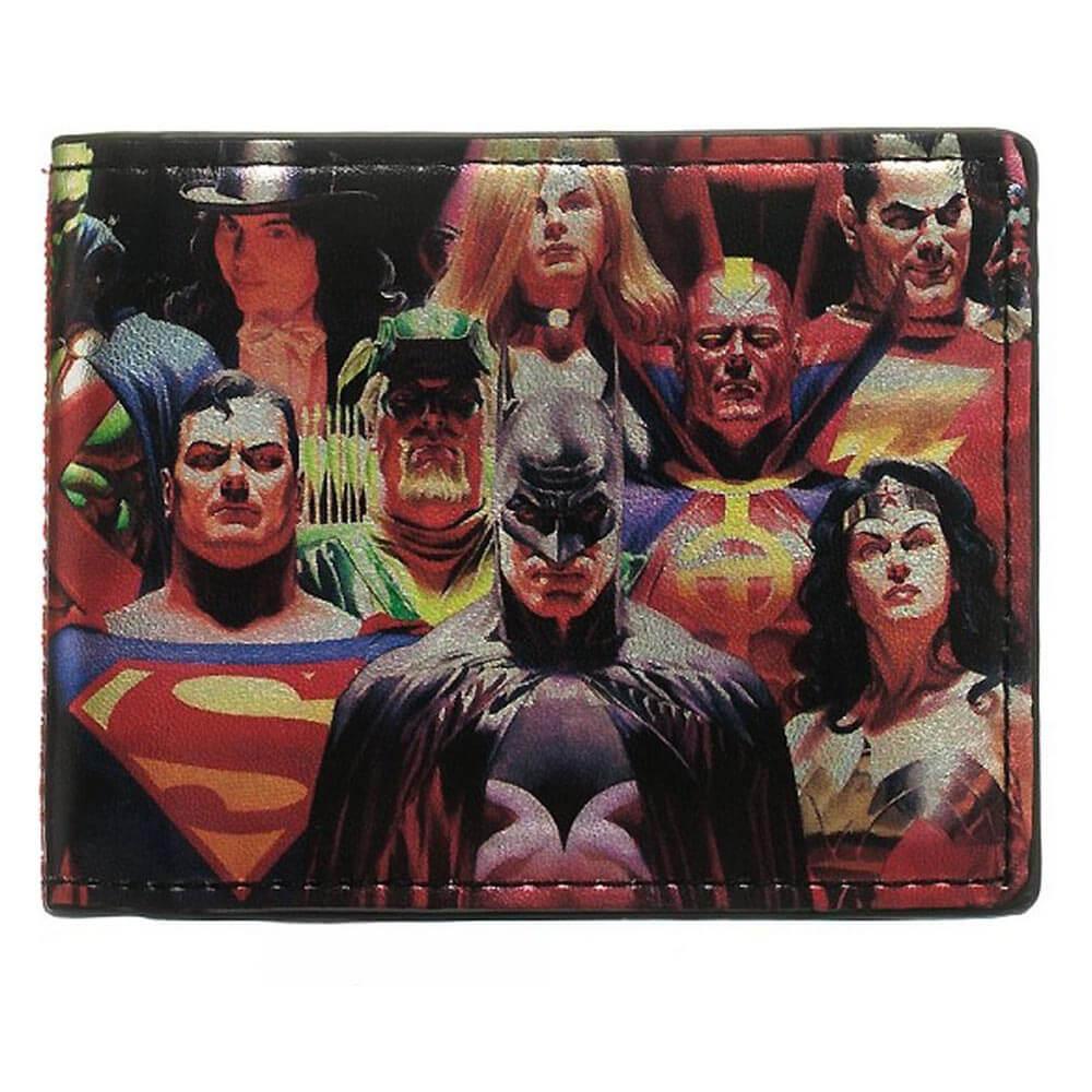 Dc Comics Heroes Vs Villains Bi-Fold Wallet  |  Wallets & Money Clips Accessories Wallets & Money Clips